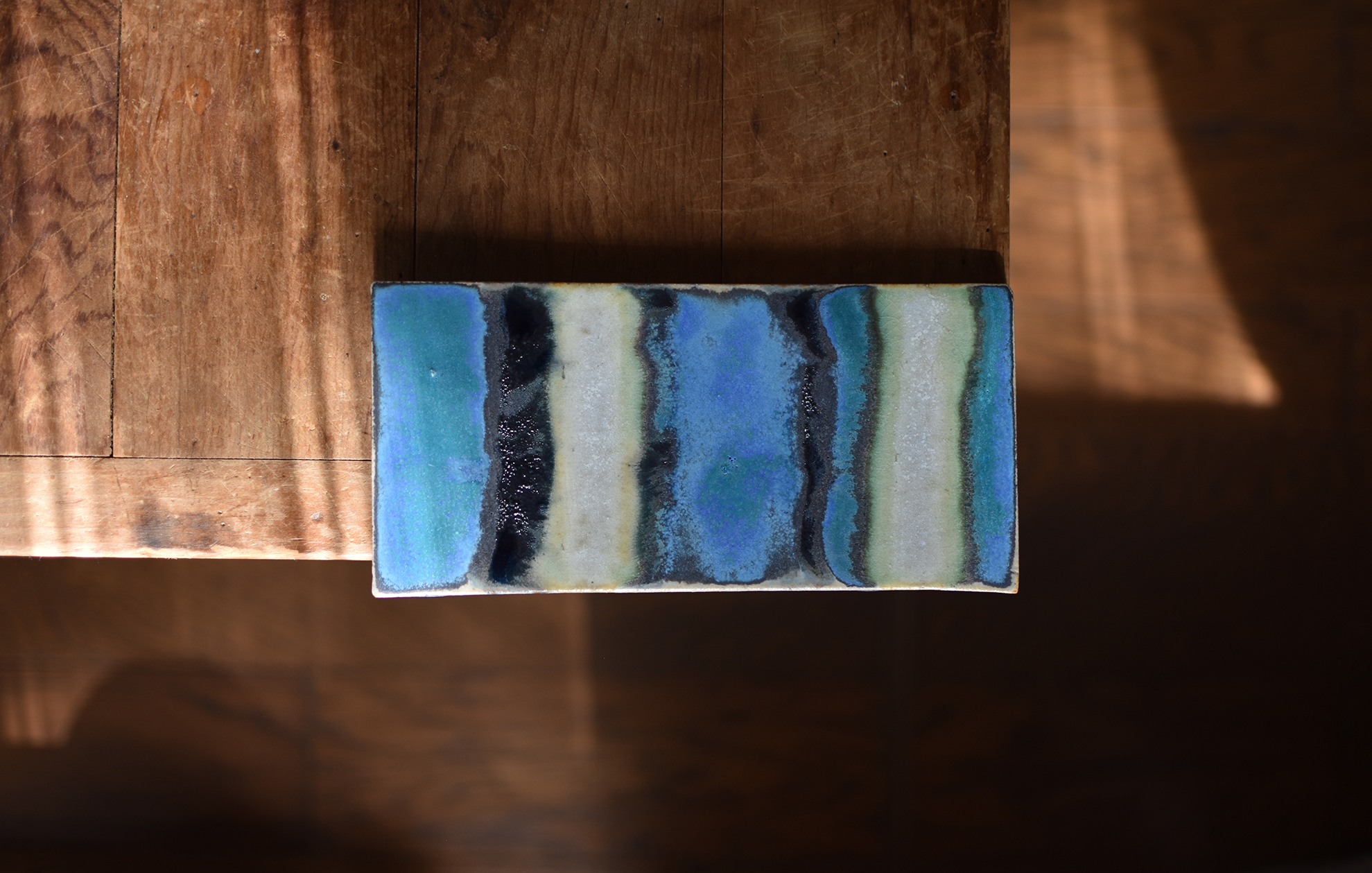 Blue STRIPES 2019 [Glaze Painting]